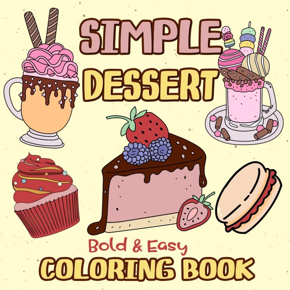 Dessert Coloring book